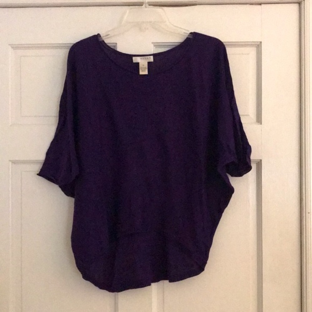KENAR Fine Gauge Dolman SWEATER *Rich Purple*